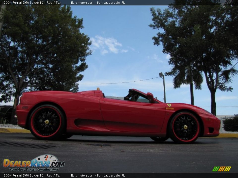 2004 Ferrari 360 Spider F1 Red / Tan Photo #33