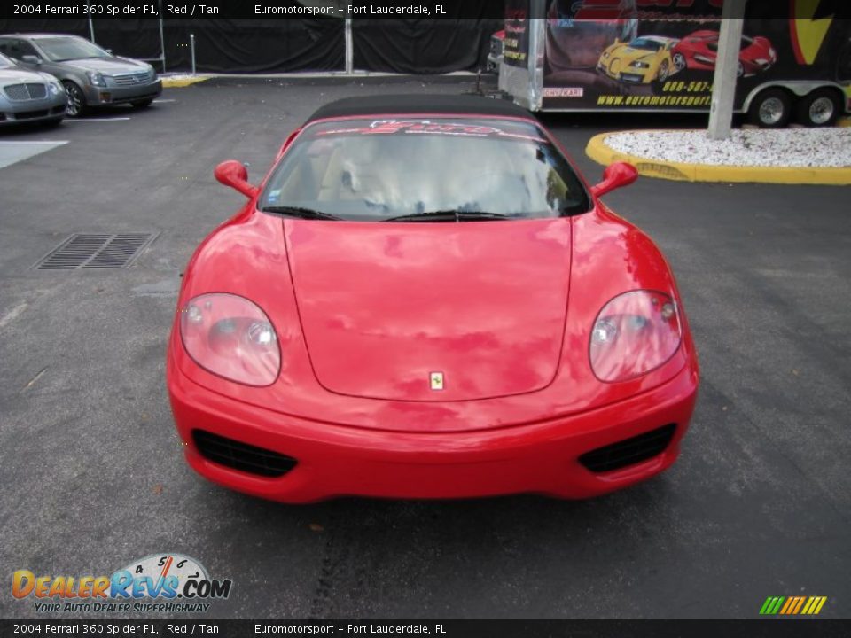 2004 Ferrari 360 Spider F1 Red / Tan Photo #34