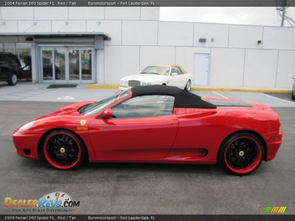 2004 Ferrari 360 Spider F1 Red / Tan Photo #35