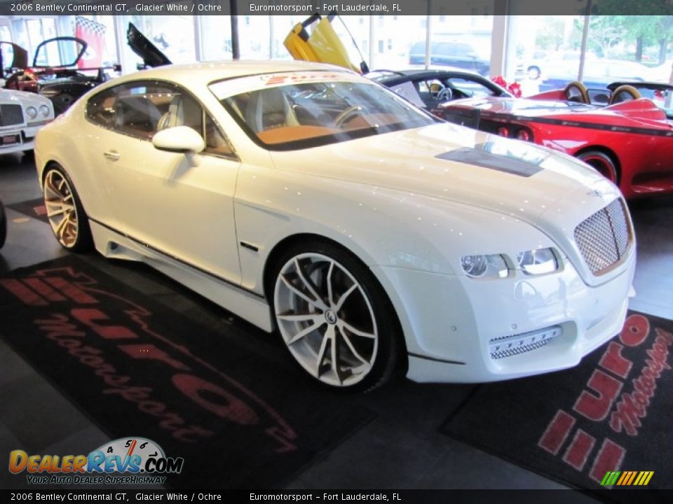 2006 Bentley Continental GT Glacier White / Ochre Photo #1