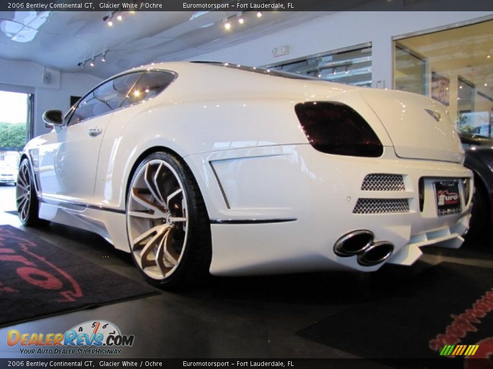 2006 Bentley Continental GT Glacier White / Ochre Photo #3