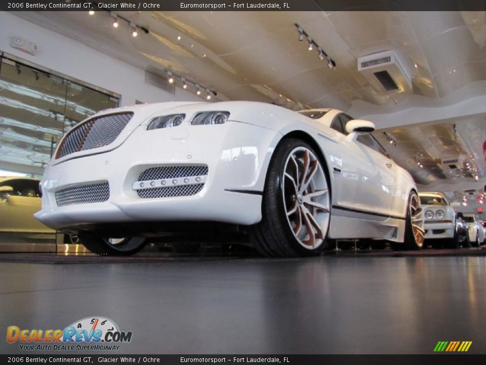 2006 Bentley Continental GT Glacier White / Ochre Photo #4