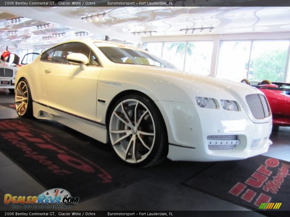 2006 Bentley Continental GT Glacier White / Ochre Photo #7