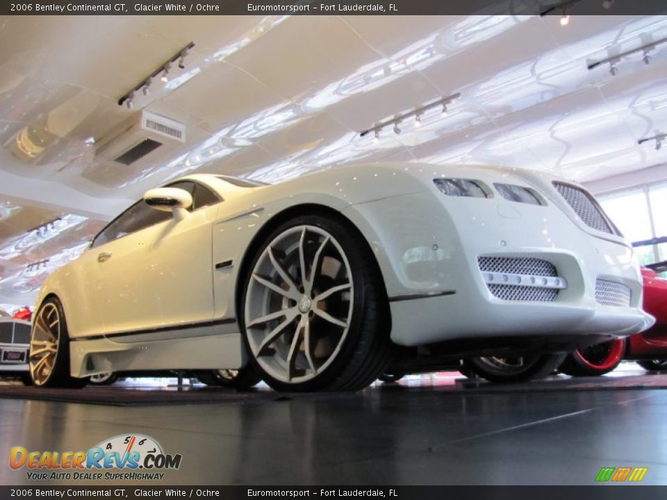 2006 Bentley Continental GT Glacier White / Ochre Photo #8