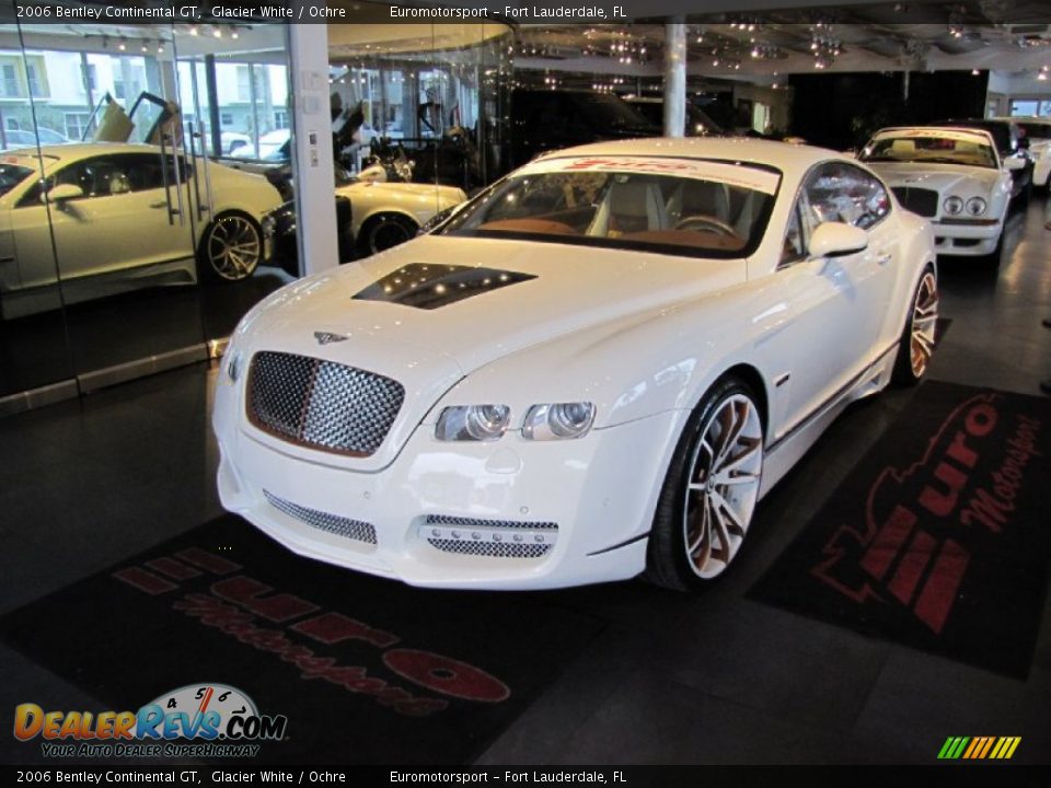 2006 Bentley Continental GT Glacier White / Ochre Photo #9