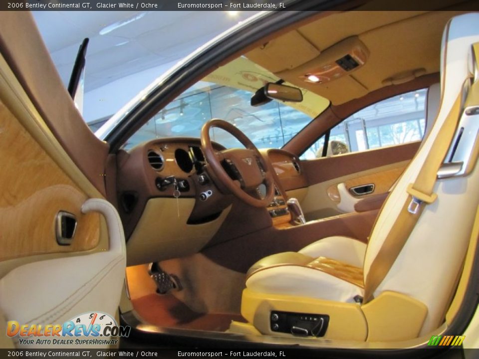2006 Bentley Continental GT Glacier White / Ochre Photo #10
