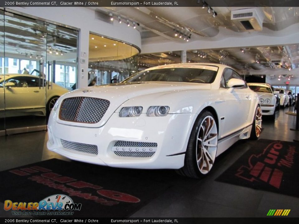 2006 Bentley Continental GT Glacier White / Ochre Photo #12