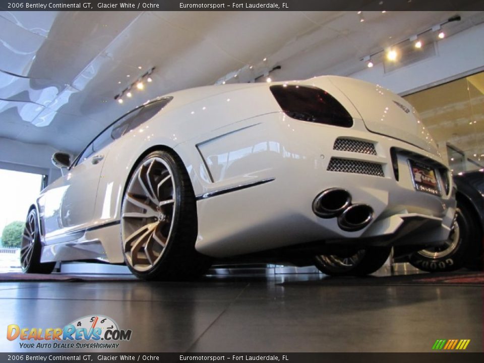 2006 Bentley Continental GT Glacier White / Ochre Photo #13