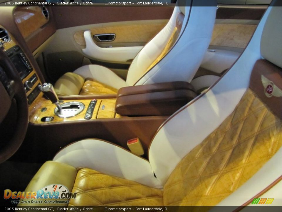 2006 Bentley Continental GT Glacier White / Ochre Photo #15