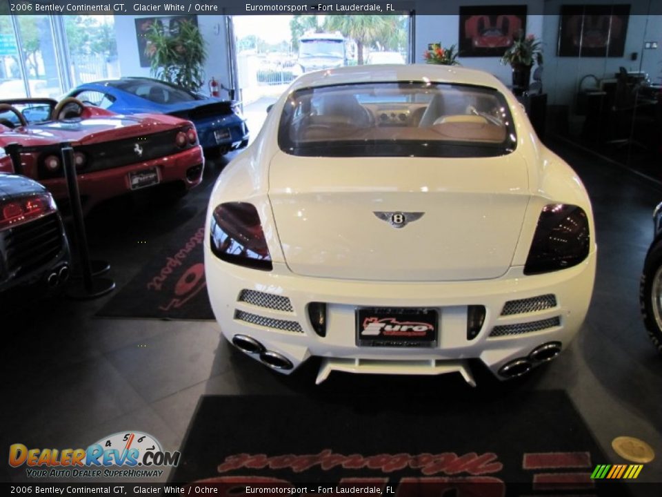 2006 Bentley Continental GT Glacier White / Ochre Photo #17