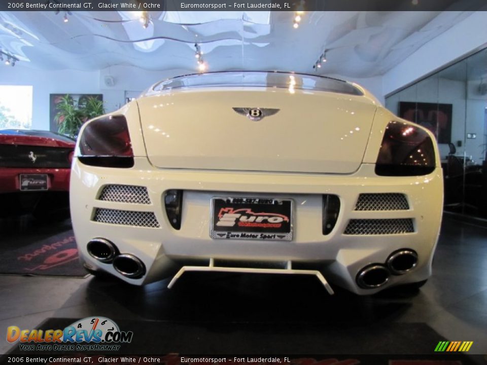 2006 Bentley Continental GT Glacier White / Ochre Photo #18