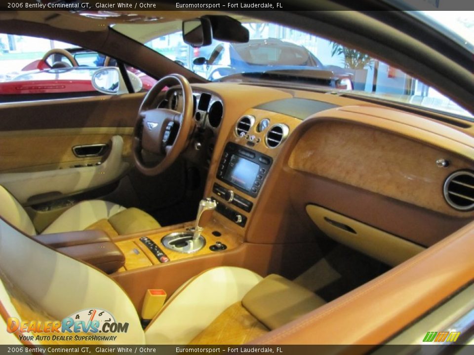 2006 Bentley Continental GT Glacier White / Ochre Photo #21