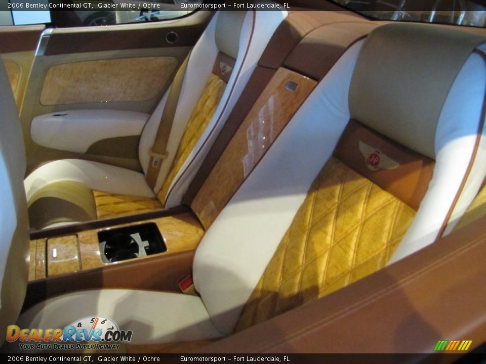 2006 Bentley Continental GT Glacier White / Ochre Photo #22