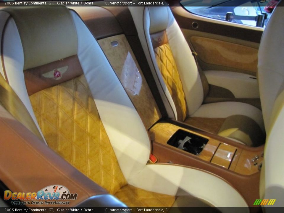 2006 Bentley Continental GT Glacier White / Ochre Photo #23