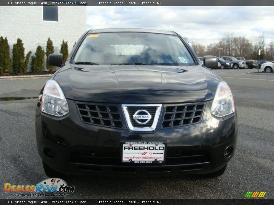 2010 Nissan Rogue S AWD Wicked Black / Black Photo #2