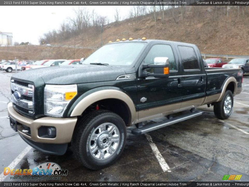 Front 3/4 View of 2013 Ford F350 Super Duty King Ranch Crew Cab 4x4 Photo #5