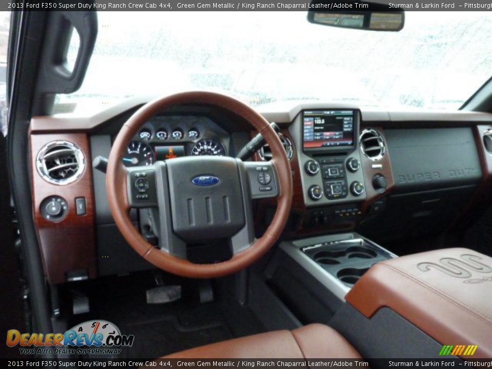 Dashboard of 2013 Ford F350 Super Duty King Ranch Crew Cab 4x4 Photo #9