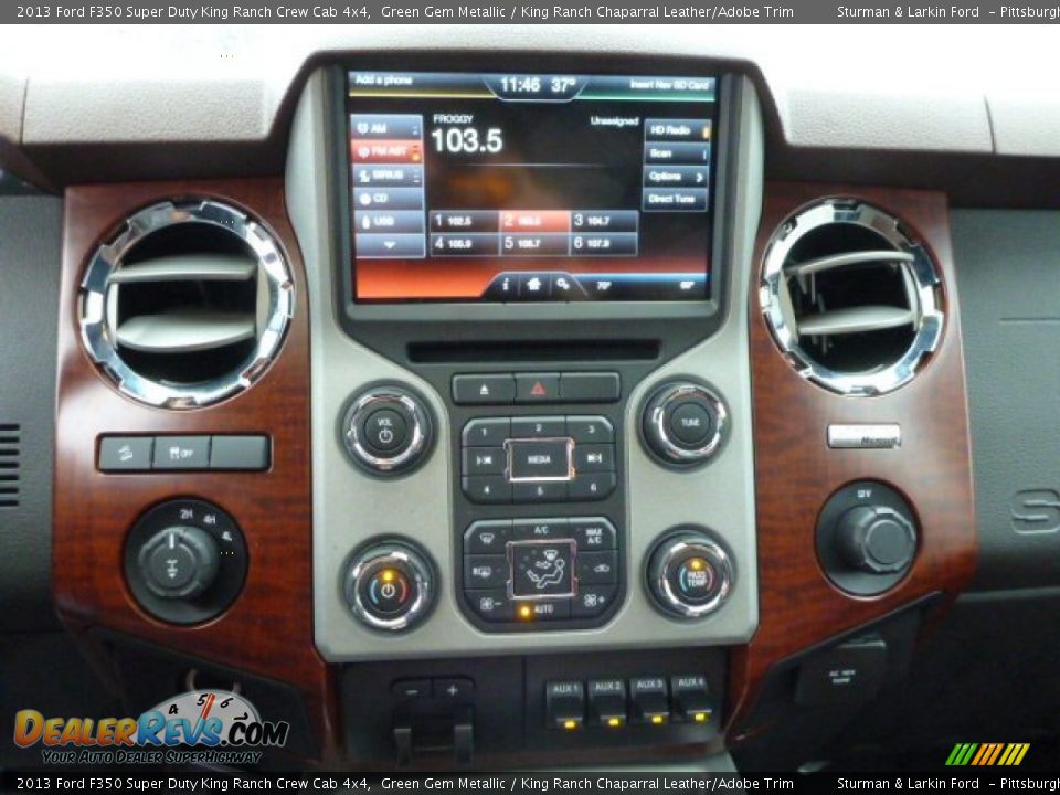 Controls of 2013 Ford F350 Super Duty King Ranch Crew Cab 4x4 Photo #14