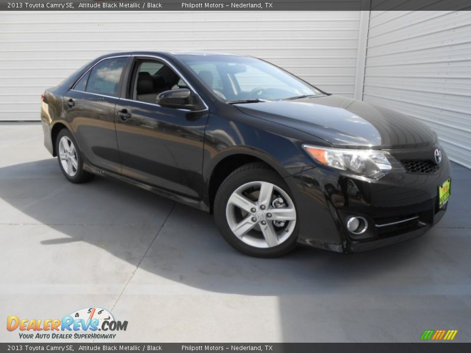 2013 Toyota Camry SE Attitude Black Metallic / Black Photo #1