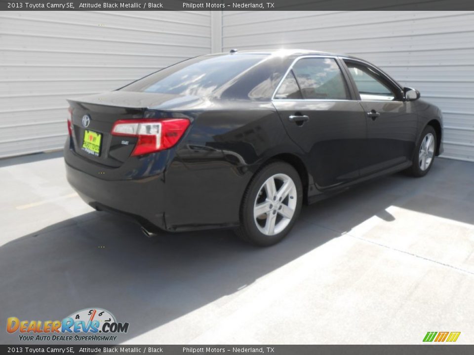 2013 Toyota Camry SE Attitude Black Metallic / Black Photo #4