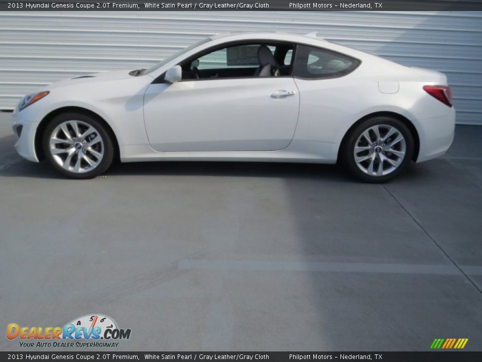 White Satin Pearl 2013 Hyundai Genesis Coupe 2.0T Premium Photo #6