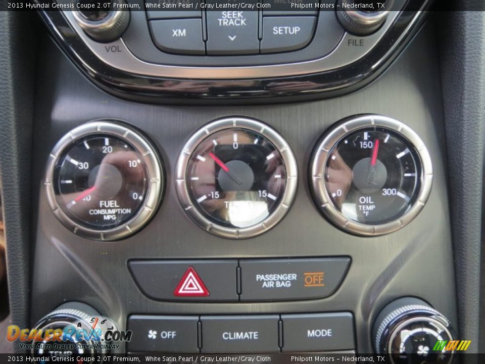 Controls of 2013 Hyundai Genesis Coupe 2.0T Premium Photo #28