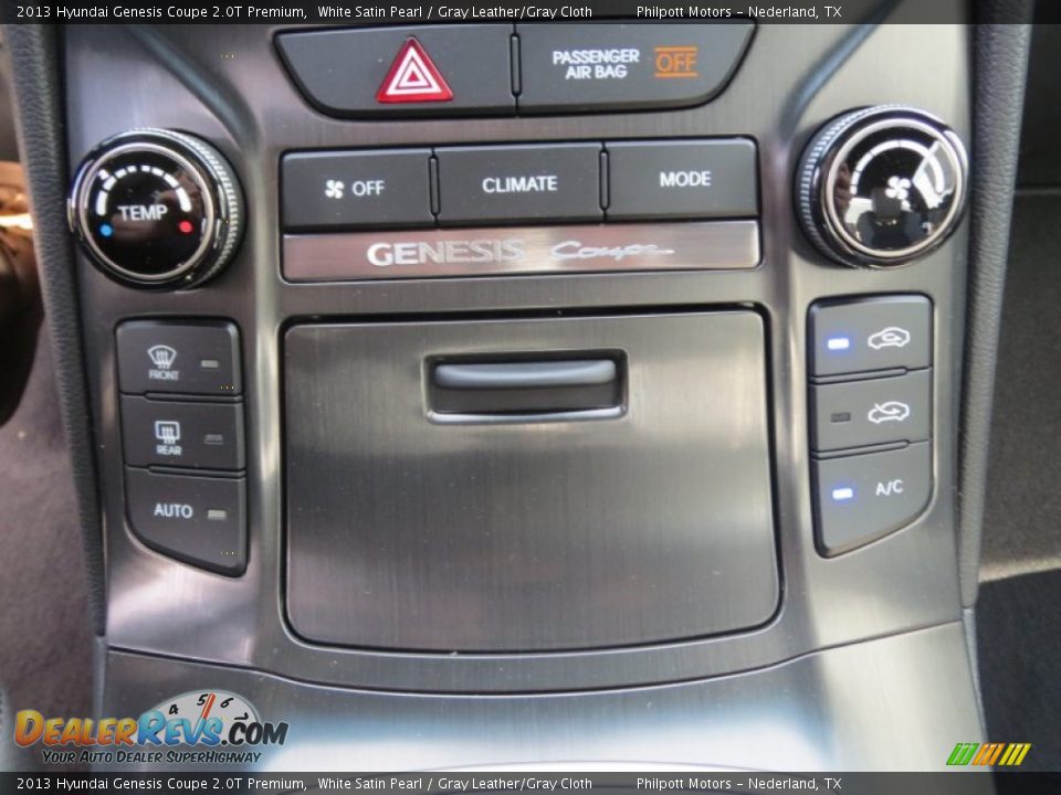 Controls of 2013 Hyundai Genesis Coupe 2.0T Premium Photo #29