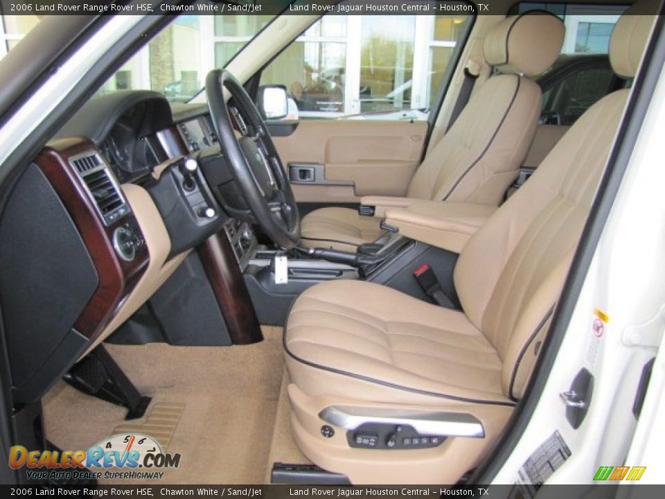 2006 Land Rover Range Rover HSE Chawton White / Sand/Jet Photo #2