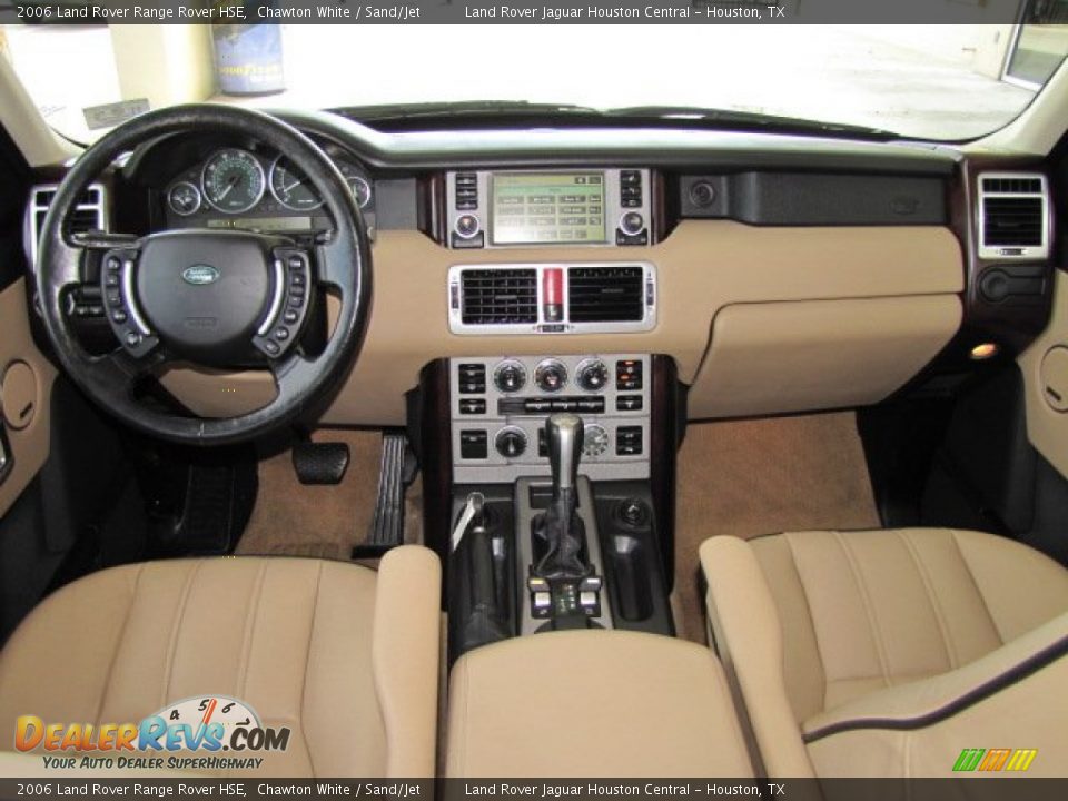 2006 Land Rover Range Rover HSE Chawton White / Sand/Jet Photo #3
