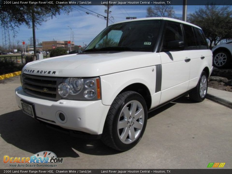 2006 Land Rover Range Rover HSE Chawton White / Sand/Jet Photo #5