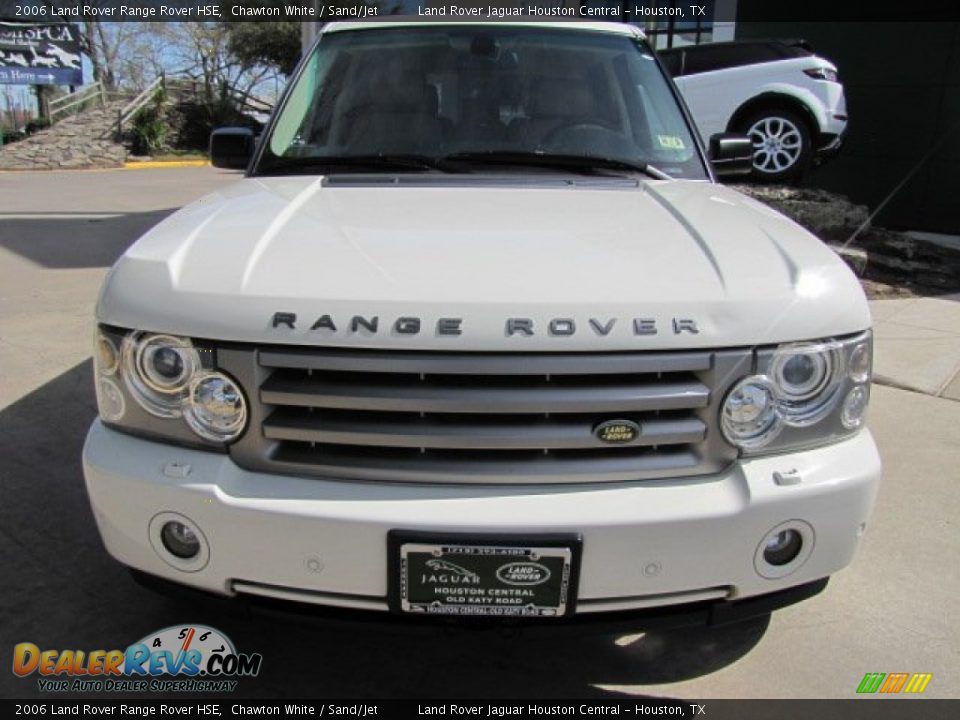 2006 Land Rover Range Rover HSE Chawton White / Sand/Jet Photo #6
