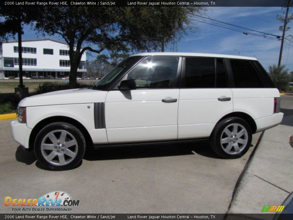 2006 Land Rover Range Rover HSE Chawton White / Sand/Jet Photo #7