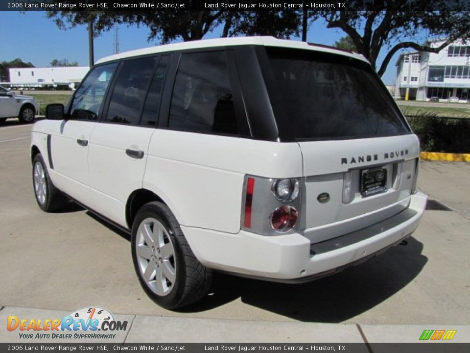 2006 Land Rover Range Rover HSE Chawton White / Sand/Jet Photo #8