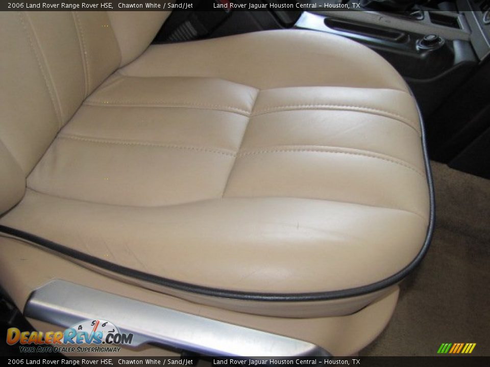 2006 Land Rover Range Rover HSE Chawton White / Sand/Jet Photo #14