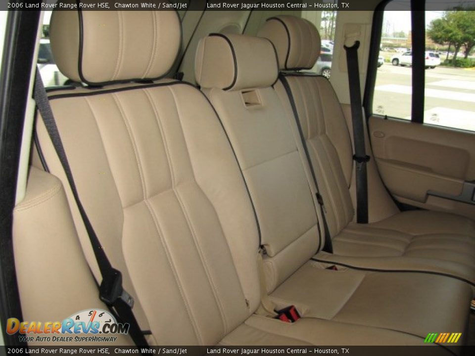 2006 Land Rover Range Rover HSE Chawton White / Sand/Jet Photo #17