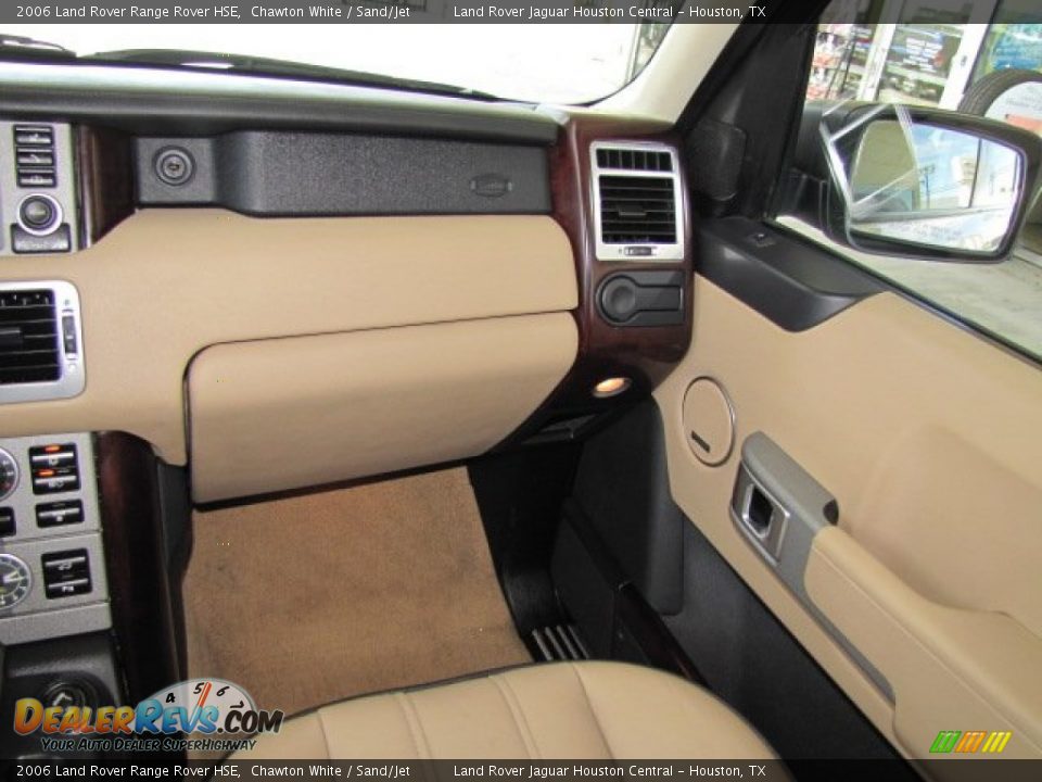 2006 Land Rover Range Rover HSE Chawton White / Sand/Jet Photo #25