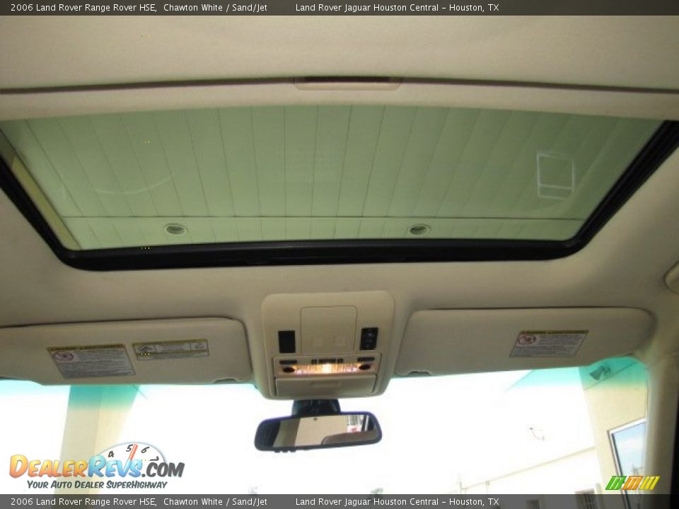 2006 Land Rover Range Rover HSE Chawton White / Sand/Jet Photo #26