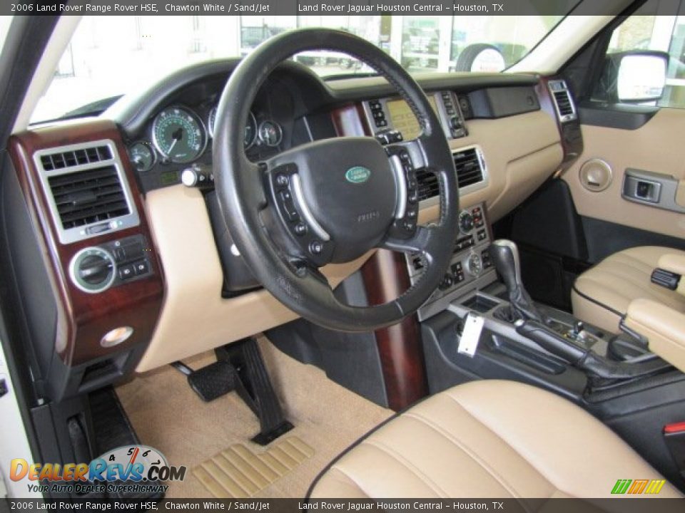 2006 Land Rover Range Rover HSE Chawton White / Sand/Jet Photo #29
