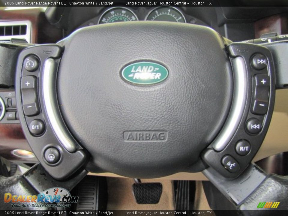 2006 Land Rover Range Rover HSE Chawton White / Sand/Jet Photo #31