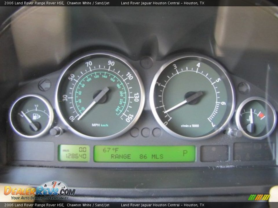 2006 Land Rover Range Rover HSE Chawton White / Sand/Jet Photo #32