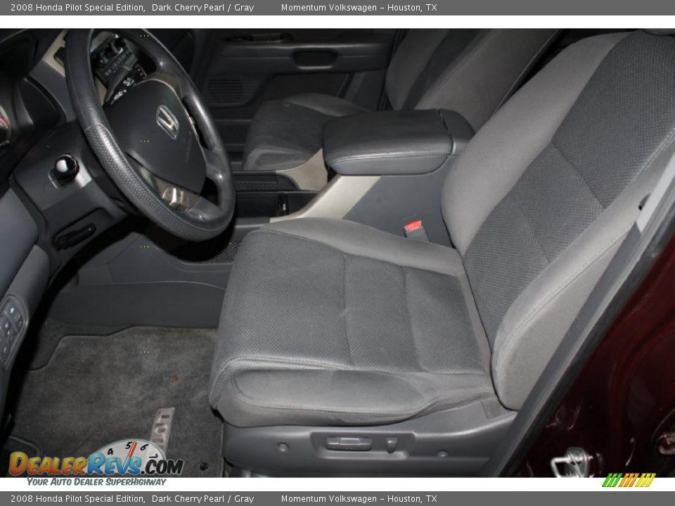 2008 Honda Pilot Special Edition Dark Cherry Pearl / Gray Photo #12
