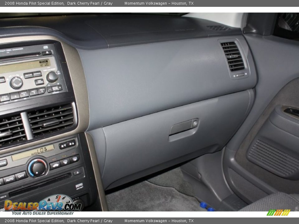 2008 Honda Pilot Special Edition Dark Cherry Pearl / Gray Photo #14