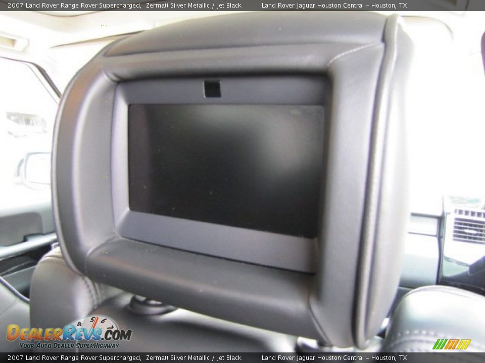 2007 Land Rover Range Rover Supercharged Zermatt Silver Metallic / Jet Black Photo #29