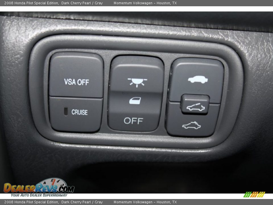 2008 Honda Pilot Special Edition Dark Cherry Pearl / Gray Photo #22