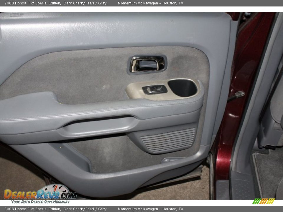 2008 Honda Pilot Special Edition Dark Cherry Pearl / Gray Photo #23