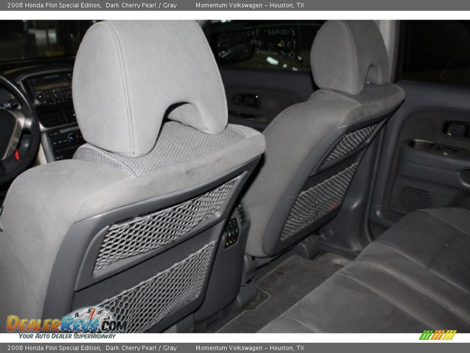 2008 Honda Pilot Special Edition Dark Cherry Pearl / Gray Photo #24