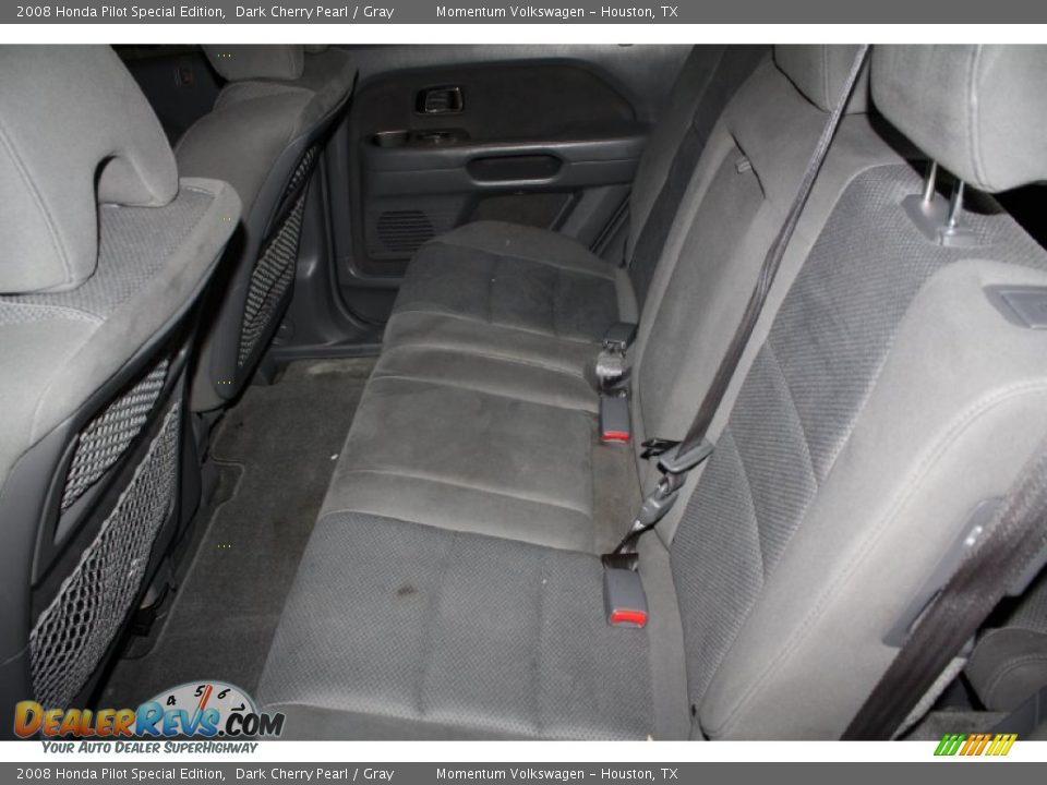 2008 Honda Pilot Special Edition Dark Cherry Pearl / Gray Photo #25