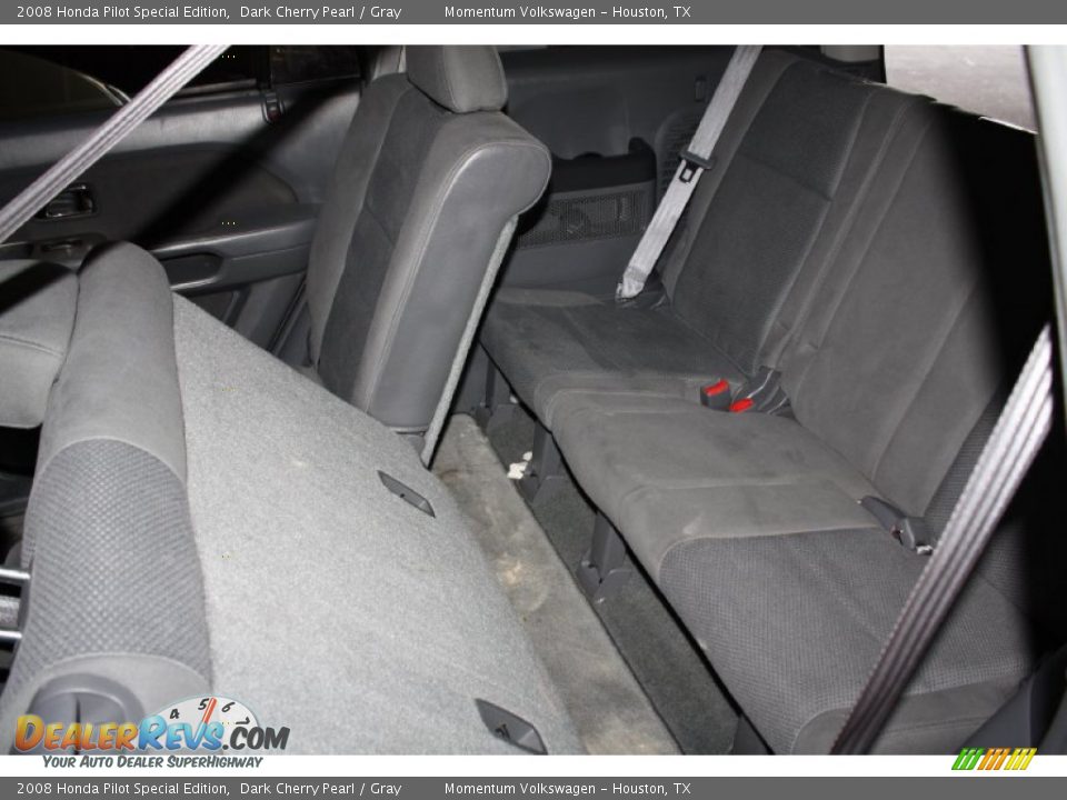 2008 Honda Pilot Special Edition Dark Cherry Pearl / Gray Photo #29