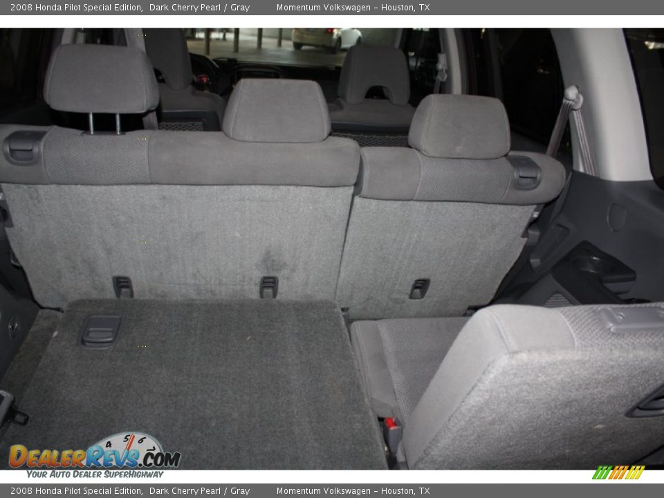 2008 Honda Pilot Special Edition Dark Cherry Pearl / Gray Photo #31