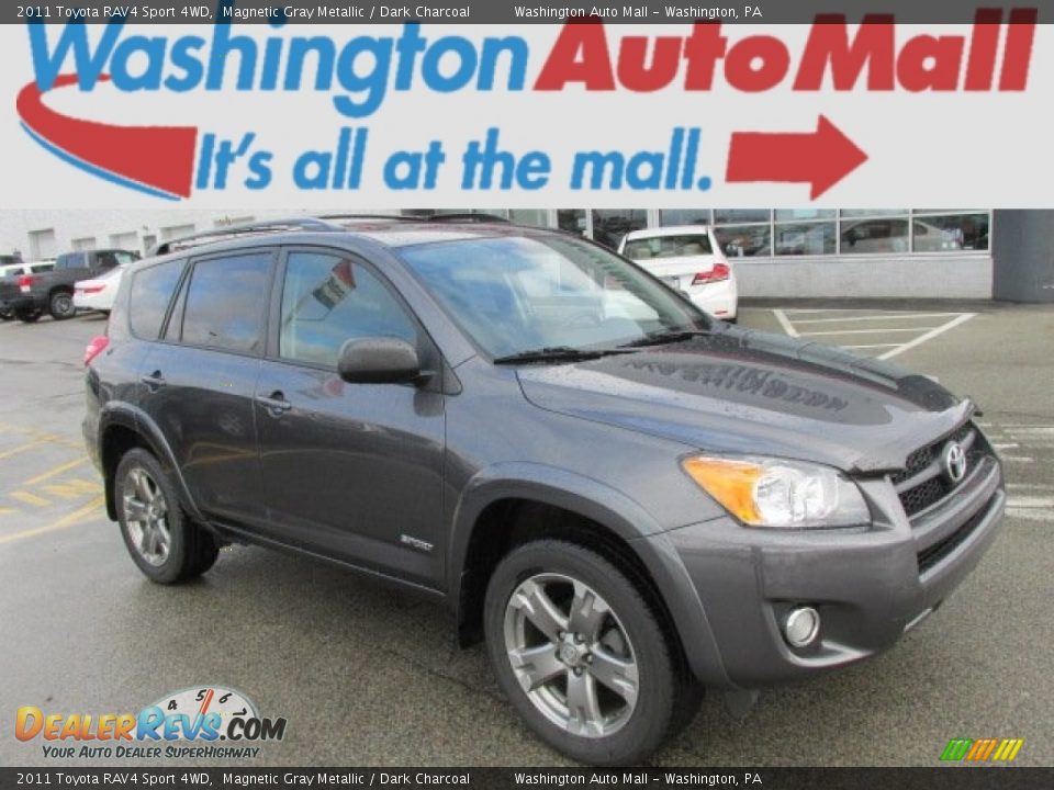 2011 Toyota RAV4 Sport 4WD Magnetic Gray Metallic / Dark Charcoal Photo #1